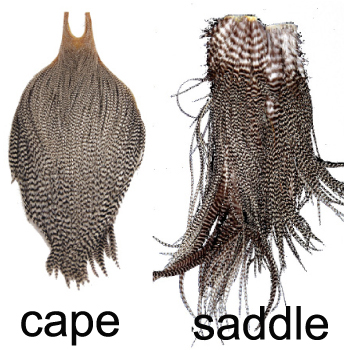 Understanding Whiting Fly Tying Feathers - Capes/Saddles and Hens